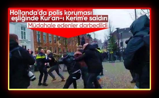В Нидерландах полиция разогнала протест против сжигания Корана группой PEGIDA
